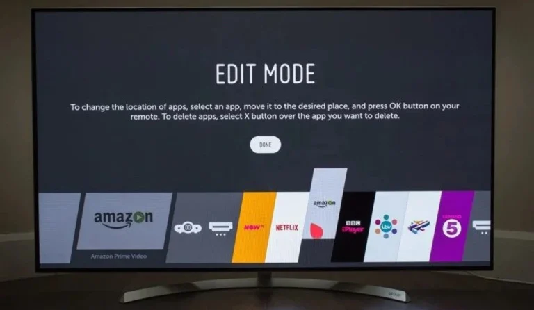 روش حذف برنامه اضافی در تلویزیون ال جی