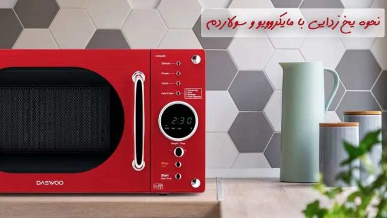 نحوه یخ زدایی با مایکروویو