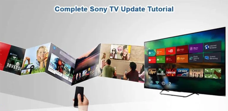 آموزش کامل آپدیت تلویزیون سونی