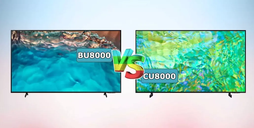 مقایسه تلویزیون سامسونگ BU8000 و CU8000