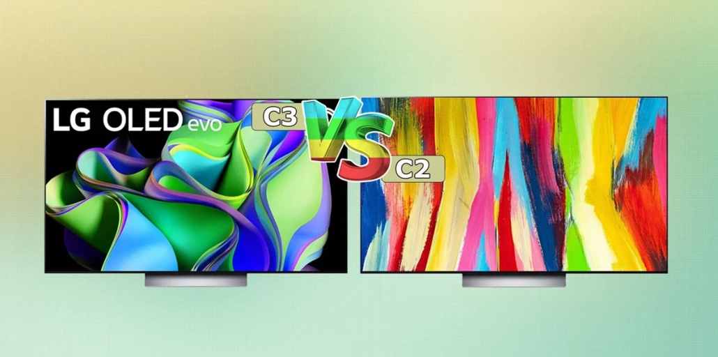 مقایسه تلویزیون ال جی C2 با C3